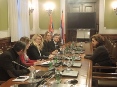 27 November 2013 The Parliamentary Friendship Group with Egypt in meeting with the Egyptian Ambassador to Serbia